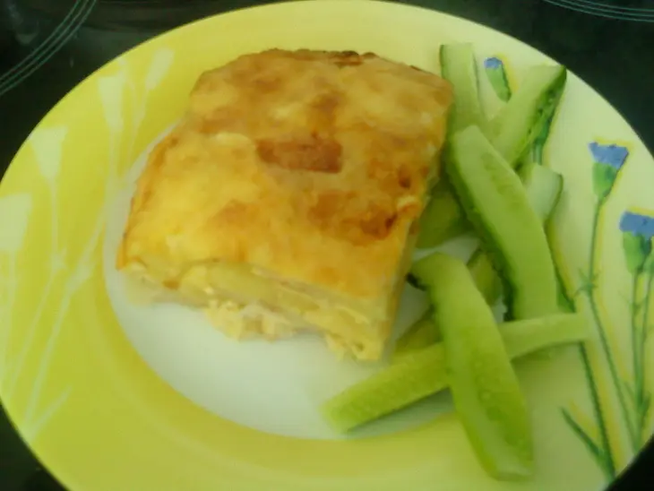 Запеканка нежная с кольраби и хамоном :) дуэль: шаг 9