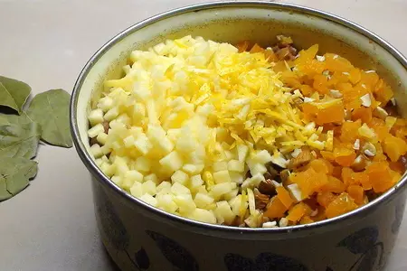 Боботи, мясная запеканка с сухофруктами: шаг 9