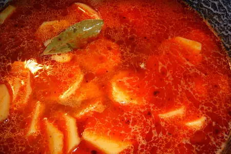 Традиционный венгерский картофельный фезелек: шаг 4