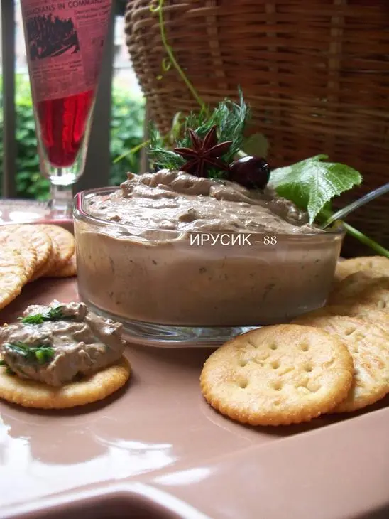 Spicy creamy chicken liver pâté / крем паштет из куриной печени,пикантный.: шаг 13
