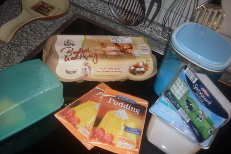 Дуэль.......творожный пирог-ванильное облачко-: шаг 1
