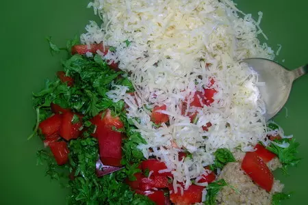 Открытый пирог с креветками в соусе из перца  и кедровых орехов: шаг 11