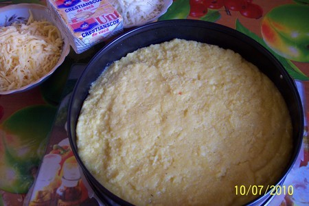 Мамалыга или полента с сыром: шаг 2