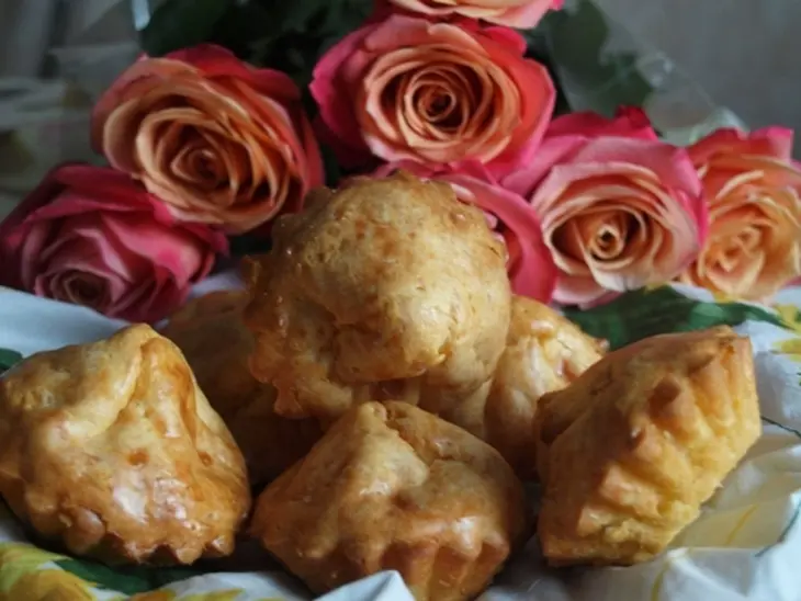 Кексы с плавленными сырками: шаг 3