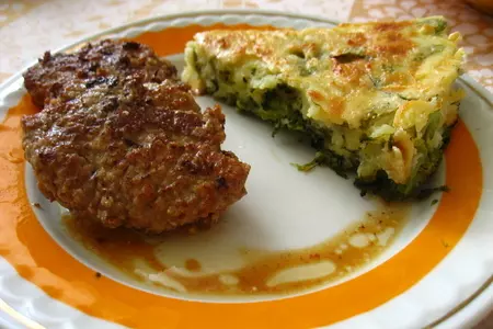 Дачная запеканка с брокколи и творогом: шаг 1
