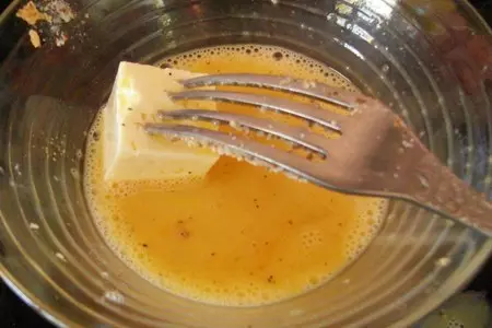 Дуэль...салат с манго и овечьим сыром в ореховой панировке: шаг 4