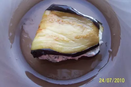 Баклажаны в кляре с творожной начинкой: шаг 3