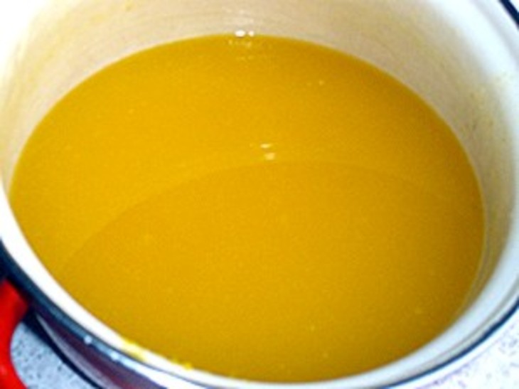 Тыквенно-яблочный  холодный суп: шаг 3