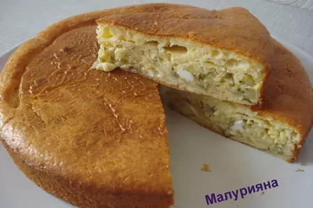 Пирог с капустой на кефире: шаг 9