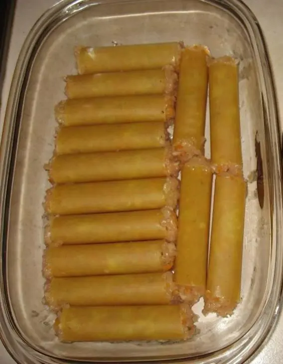 Каннеллони с курицей: шаг 2