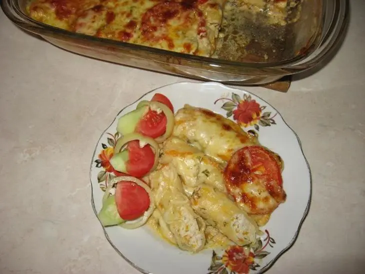 Каннеллони с курицей: шаг 4