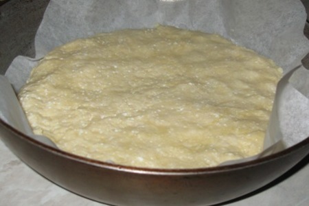 Пирог с сыром на творожном тесте ( почти "хачапури"): шаг 3
