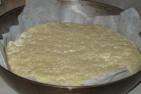 Пирог с сыром на творожном тесте ( почти "хачапури"): шаг 5