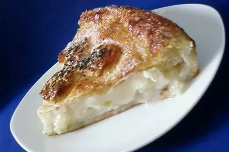 Слоеный пирог с ванильным кремом и ревенем: шаг 8
