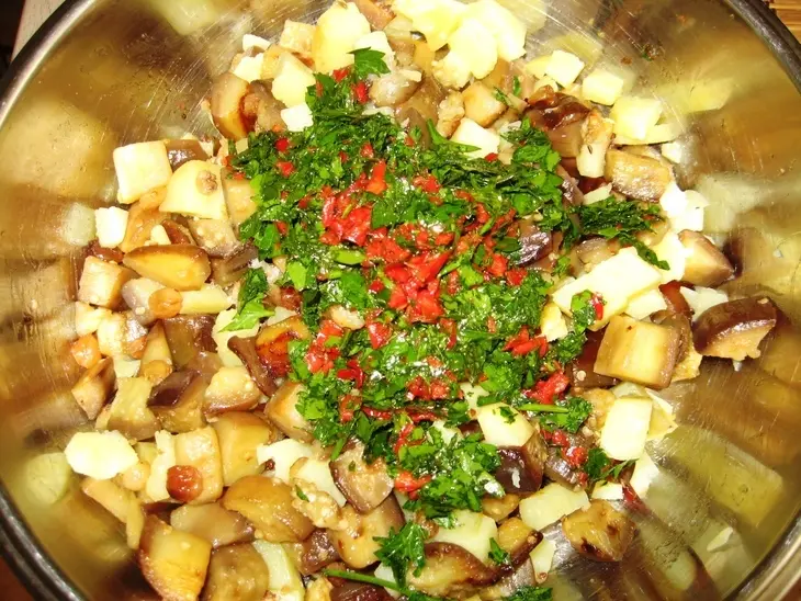 Закуска из баклажанов и изюма: шаг 4