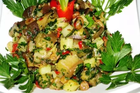 Закуска из баклажанов и изюма: шаг 5
