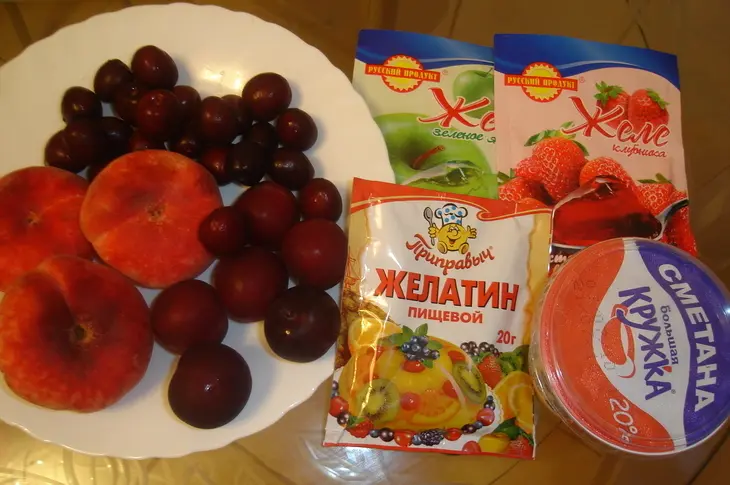 Желе  "разноцветное": шаг 1