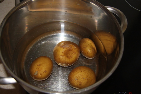 Картофельные сердца с начинкой из шпината:): шаг 1
