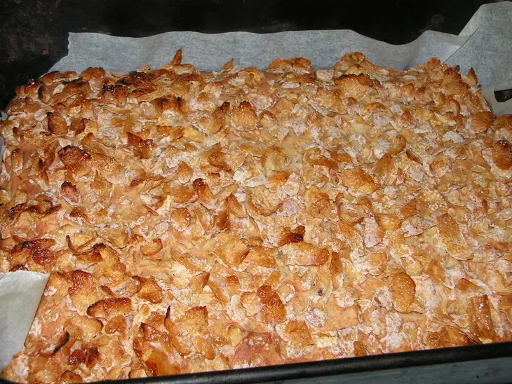 Банановый пирог в кукурузной шубке: шаг 1
