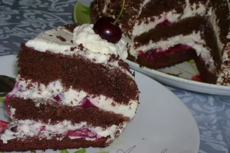 Торт черный лес: шаг 14