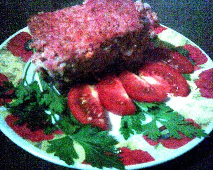 Рисово-мясная запеканка на ржаных сухариках: шаг 4