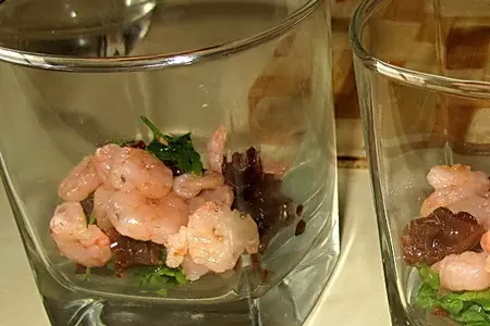 Веррины с креветками и кремом из желтого перца: шаг 5