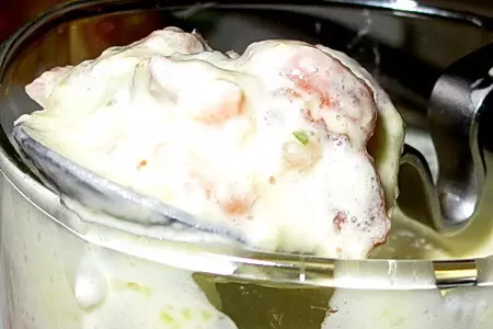 Веррины с креветками и кремом из желтого перца: шаг 9