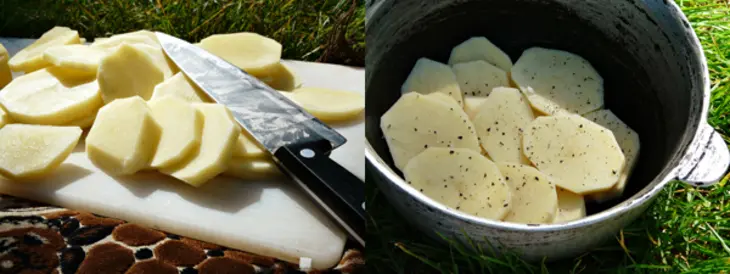 Картошка с копченой грудинкой "по-пастушьи": шаг 3