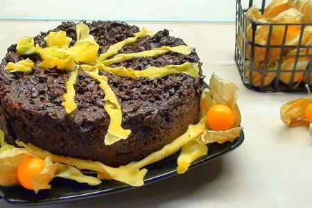 Шоколадный кекс с кабачком! кабачковые цукаты, как очень вкусный бонус (дуэль).: шаг 10