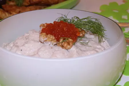 Скордаля  с орехами /σκορδαλια/: шаг 4