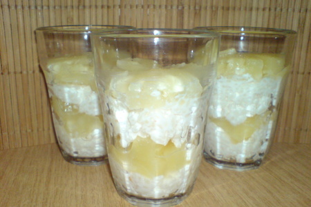 Десерт "pina-colada" из кокосового риса и ананаса: шаг 8