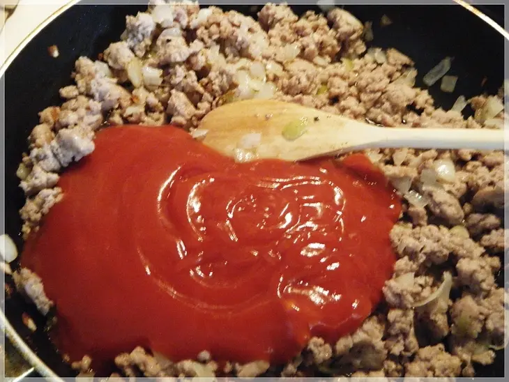 Лазанья под сырным соусом: шаг 2