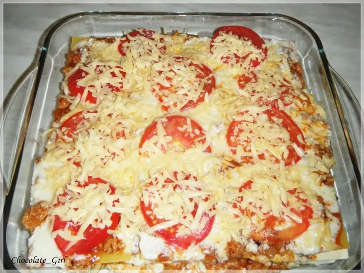 Лазанья под сырным соусом: шаг 6