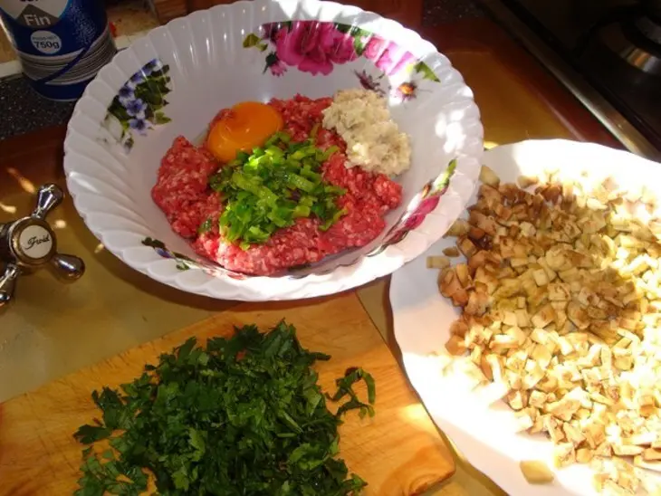 Мини-кебабчики баклажаново-мясные: шаг 2