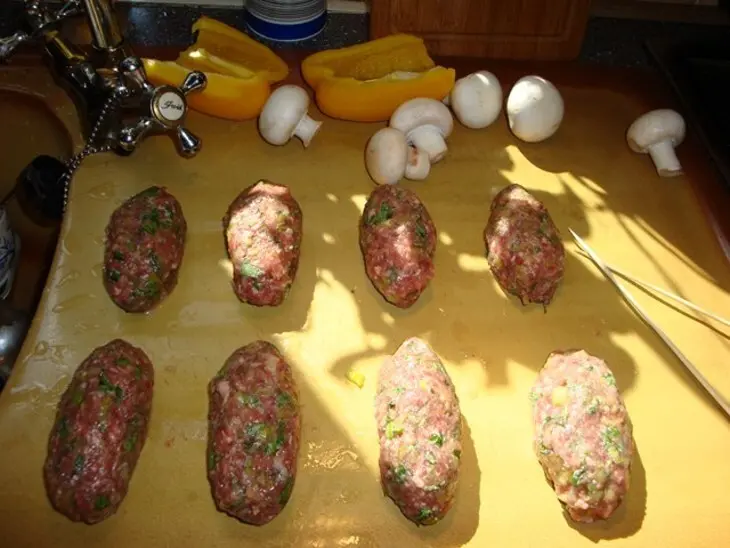 Мини-кебабчики баклажаново-мясные: шаг 4