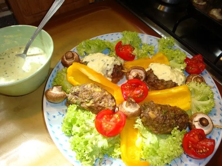 Мини-кебабчики баклажаново-мясные: шаг 6