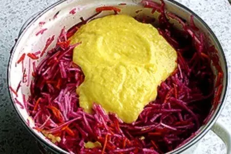 Салат витаминный с соусом из манго: шаг 4