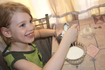 Мусс творожный "creazione da bambini".: шаг 4