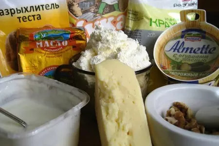 Пирог « союз ♫» = творог + сыр + наивкуснейшая корочка (дуэль): шаг 1