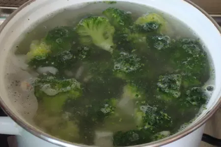 Суп-пюре с брокколи и куриным филе: шаг 1