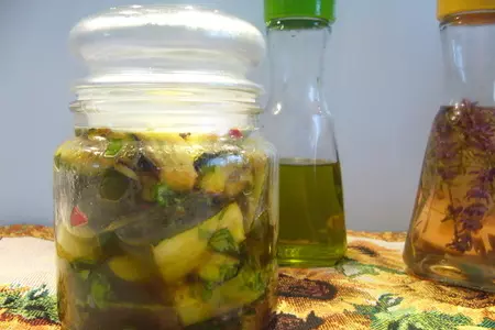 Быстрые маринованные  с каперсами цукини-антипасти: шаг 4