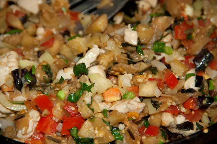 Баклажаны фаршированые с греческими нотками: шаг 11