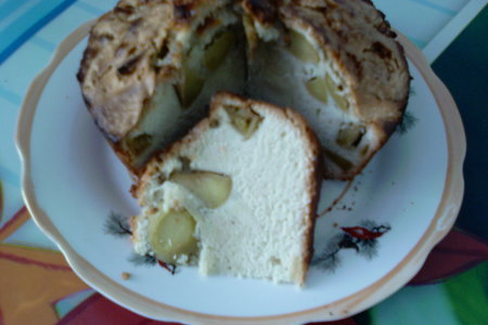 Простой пирог из зелёных яблок.: шаг 4