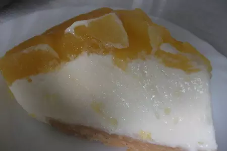 Чизкейк с персиками: шаг 3