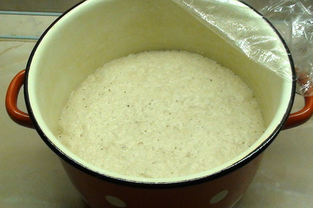 Пресный тосканский хлеб. (серый, формованный на закваске.): шаг 8