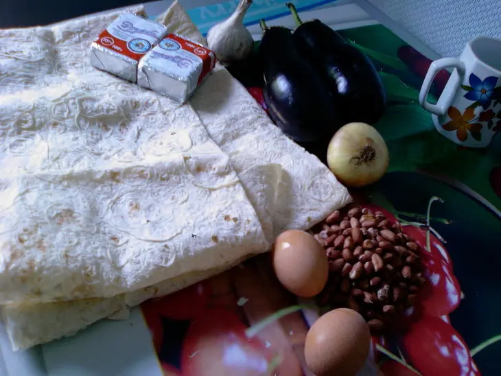 Начинка для рулета из лаваша: шаг 1
