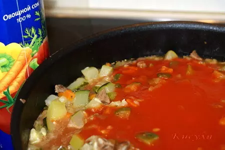 Пряное рагу из кабачка с говядиной: шаг 4