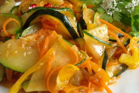 Салат из кабачков по-корейски: шаг 8