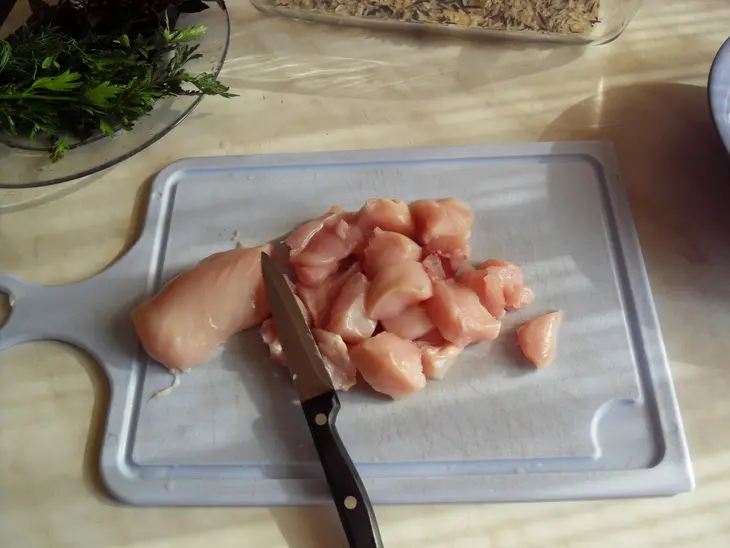 Острая курочка на рисе: шаг 6