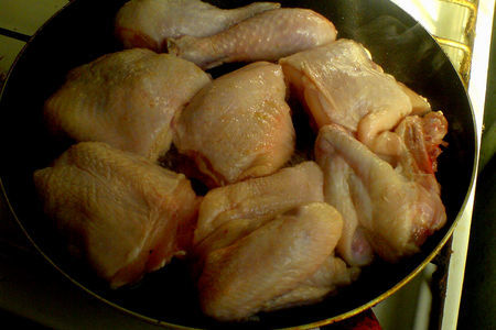 Курица в соусе карри: шаг 1